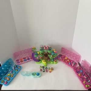 Hatchimals Lot Of 75+ Collectibles Mixed Figures And Hatchery Tree House
